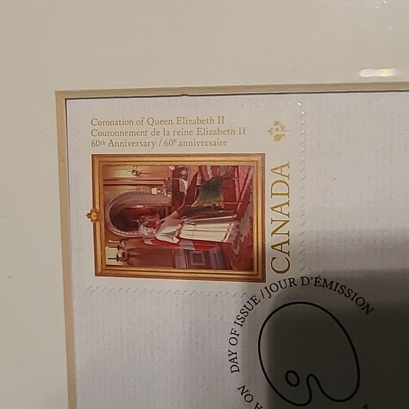 EUC Roy Kirkham & Canada Post 60th anniversary for the late Queen - Picture 3 of 11